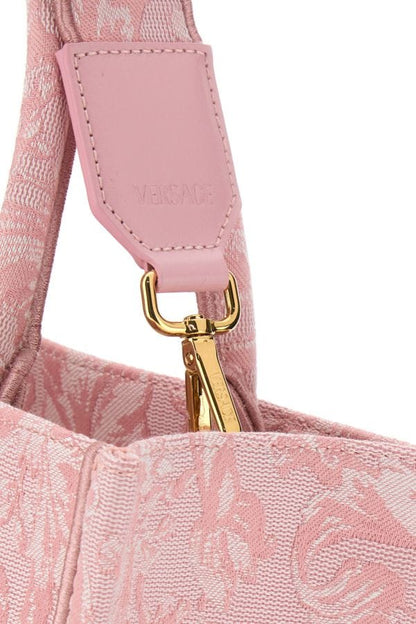VERSACE | Embroidered fabric mini Athena handbag