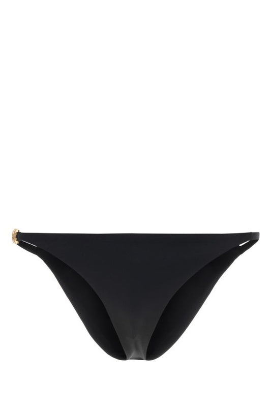 VERSACE | Black stretch nylon bikini bottom