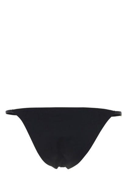 VERSACE | Black stretch nylon bikini bottom