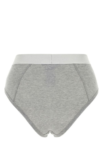 VERSACE | Grey stretch cotton brief
