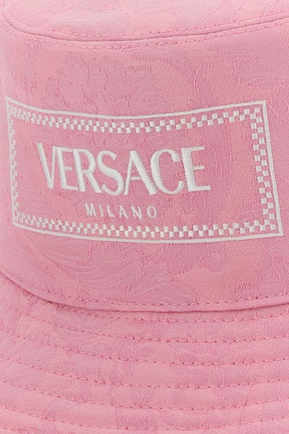 VERSACE | Pink cotton bucket hat