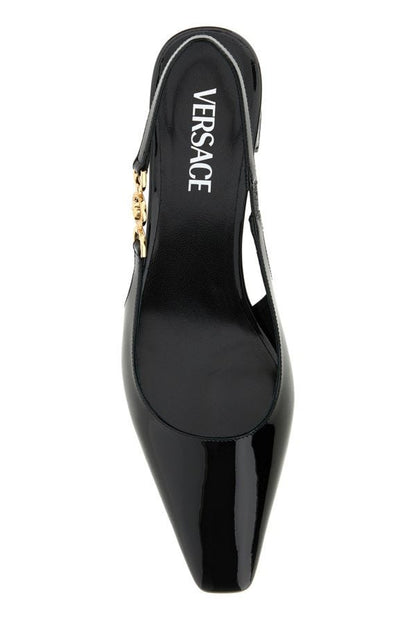 VERSACE | Black leather Medusa '95 pumps