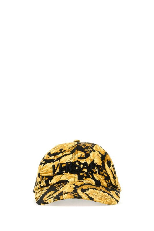 VERSACE | Embroidered cotton baseball cap