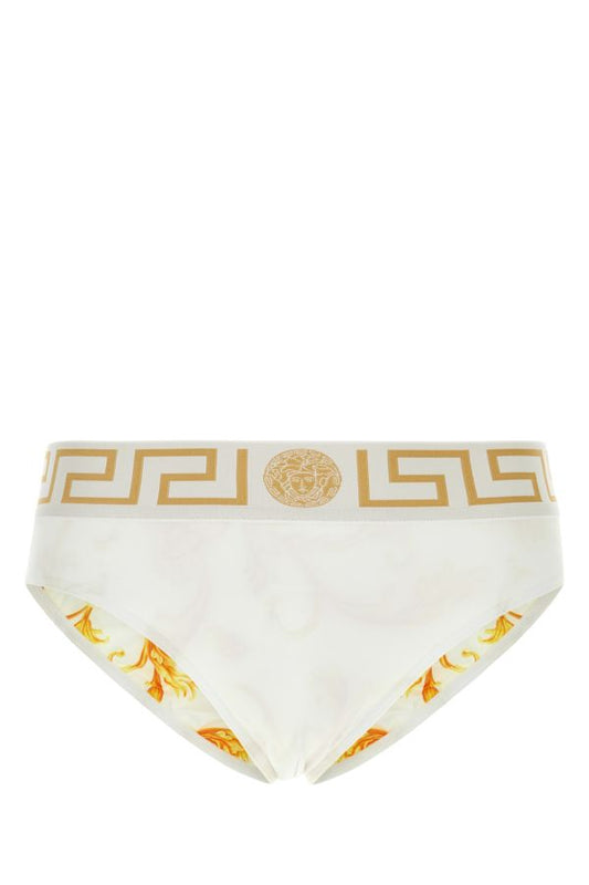 VERSACE | White nylon stretch swimming brief