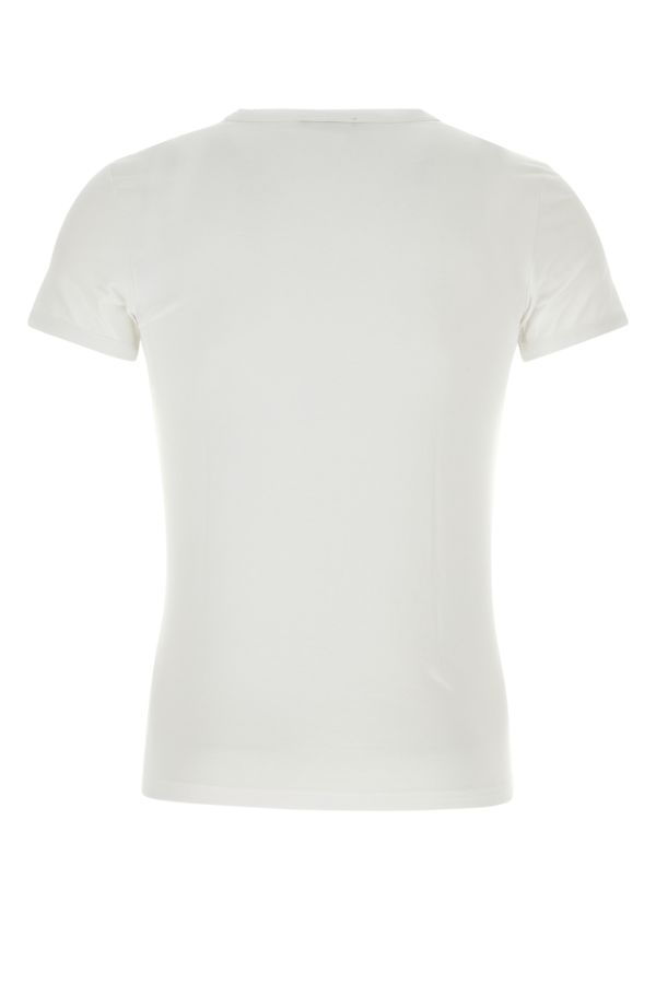 VERSACE | White cotton stretch t-shirt