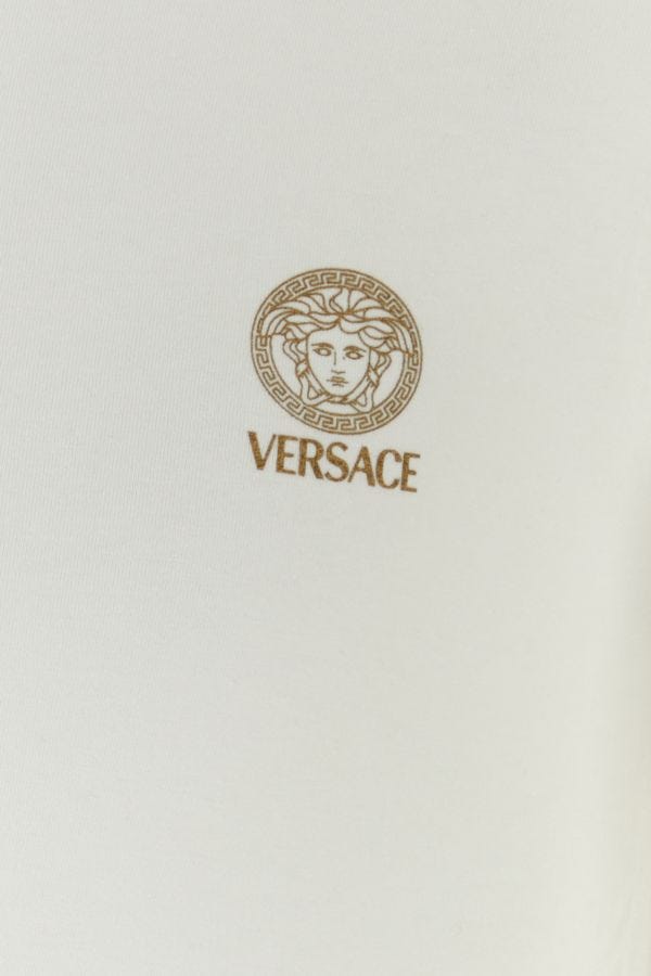 VERSACE | White cotton stretch t-shirt
