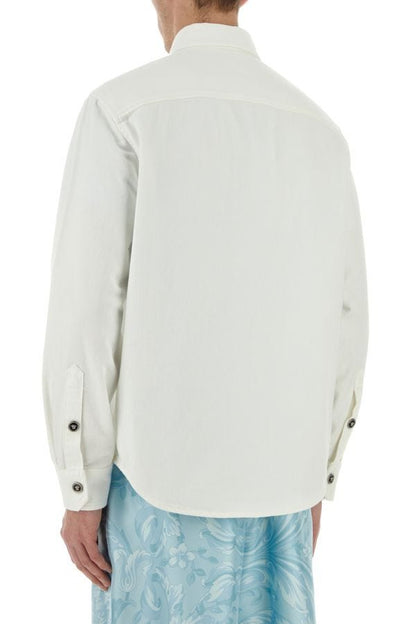 VERSACE | White denim shirt