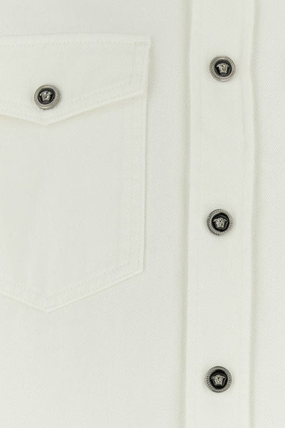 VERSACE | White denim shirt