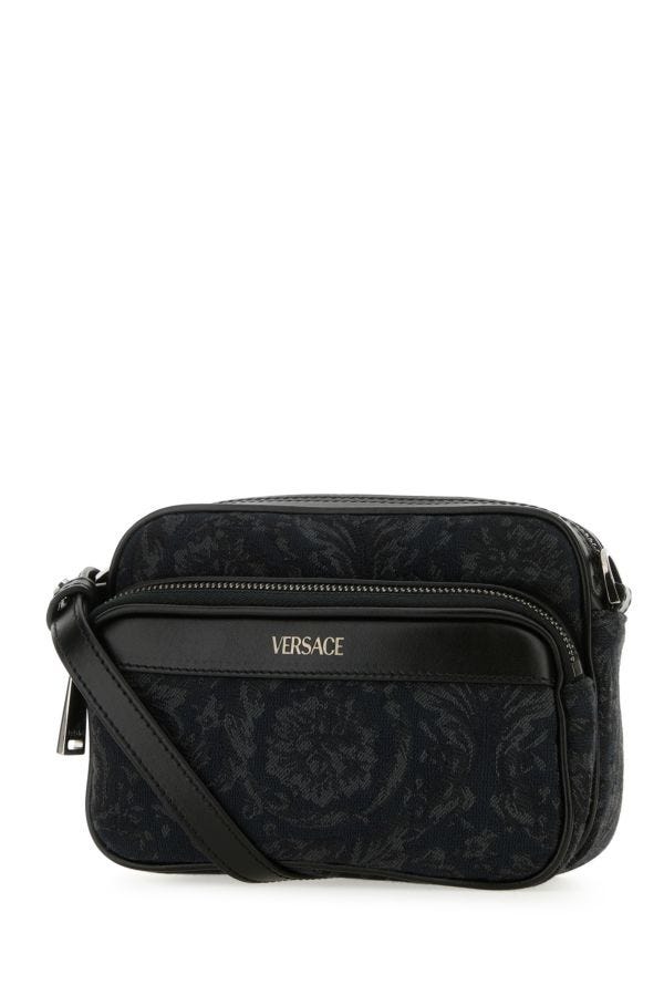 VERSACE | Embroidered fabric Athena crossbody bag