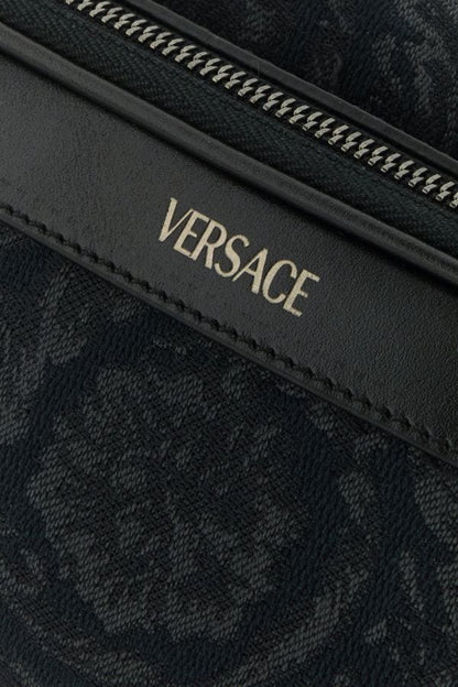 VERSACE | Embroidered fabric Athena crossbody bag