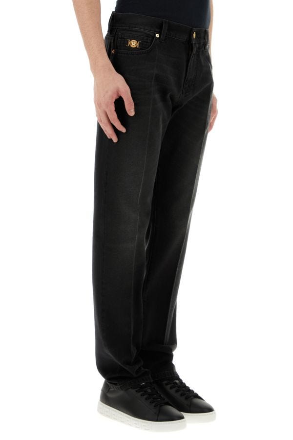 VERSACE | Black denim jeans