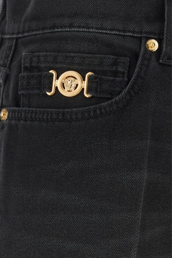 VERSACE | Black denim jeans
