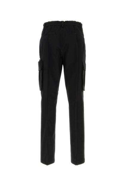 VERSACE | Black cotton cargo pant
