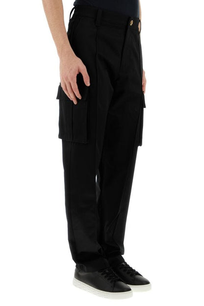 VERSACE | Black cotton cargo pant