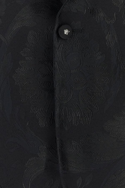 VERSACE | Embroidered jacquard blazer