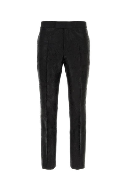 VERSACE | Black jacquard pant