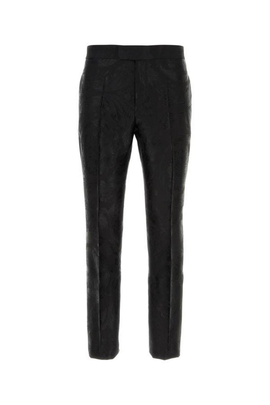 VERSACE | Black jacquard pant