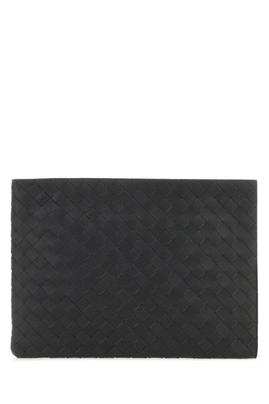 BOTTEGA VENETA | Slate leather Intrecciato pouch