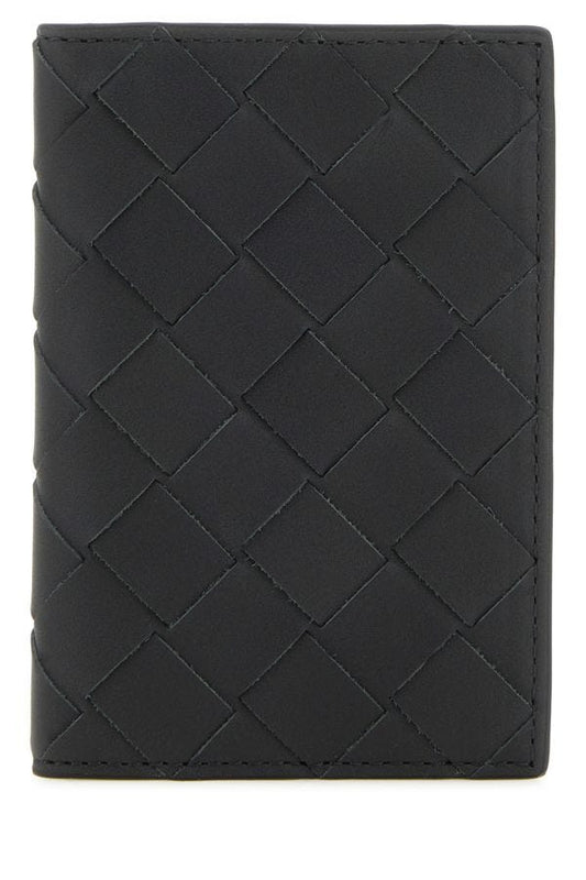 BOTTEGA VENETA | Slate leather Intrecciato card holder