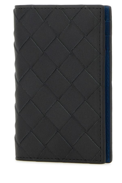 BOTTEGA VENETA | Slate leather Intrecciato card holder