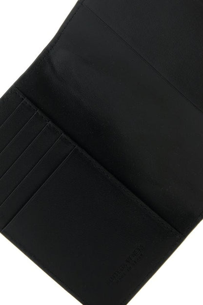 BOTTEGA VENETA | Black leather Intrecciato card holder