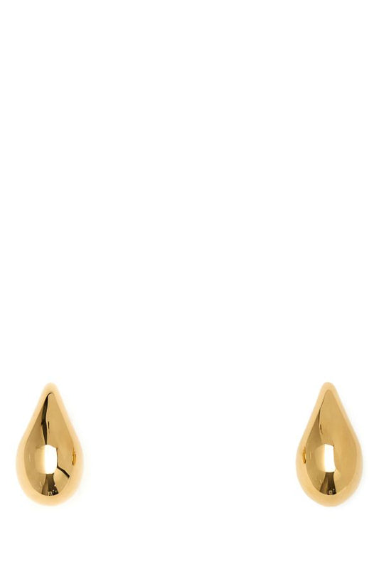 BOTTEGA VENETA | Gold silver big Drop earrings
