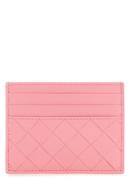 BOTTEGA VENETA | Pink nappa leather card holder