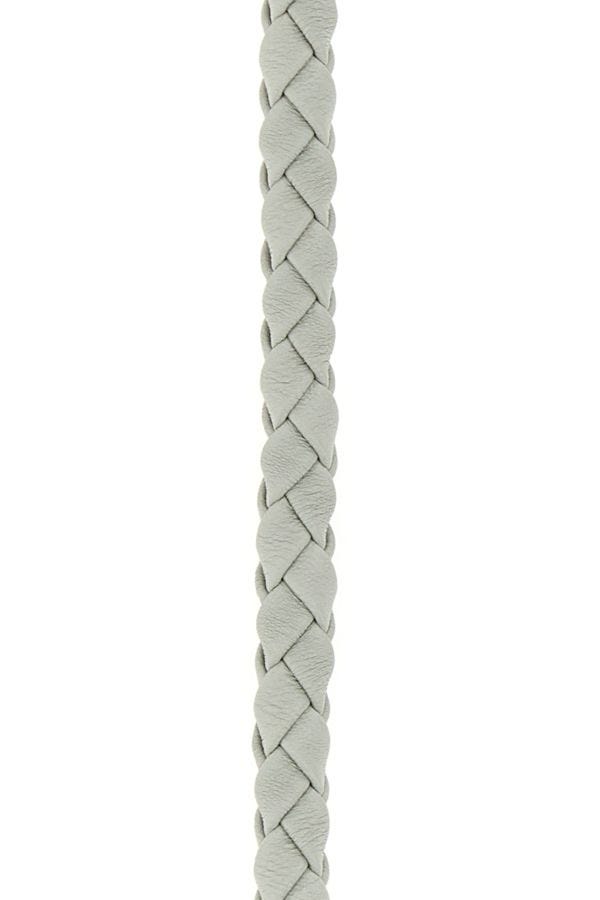 BOTTEGA VENETA | Light grey leather Andiamo belt