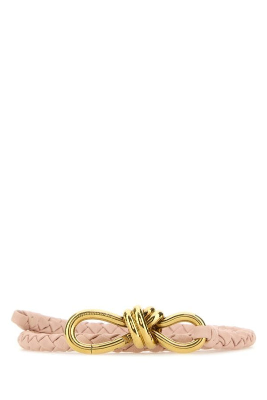 BOTTEGA VENETA | Light pink leather Andiamo belt