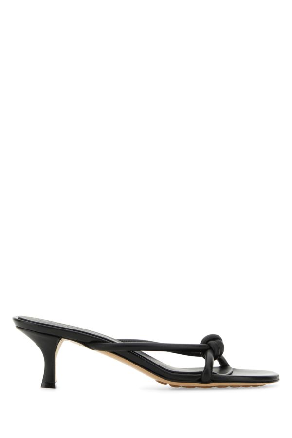 BOTTEGA VENETA | Black nappa leather Blink mules