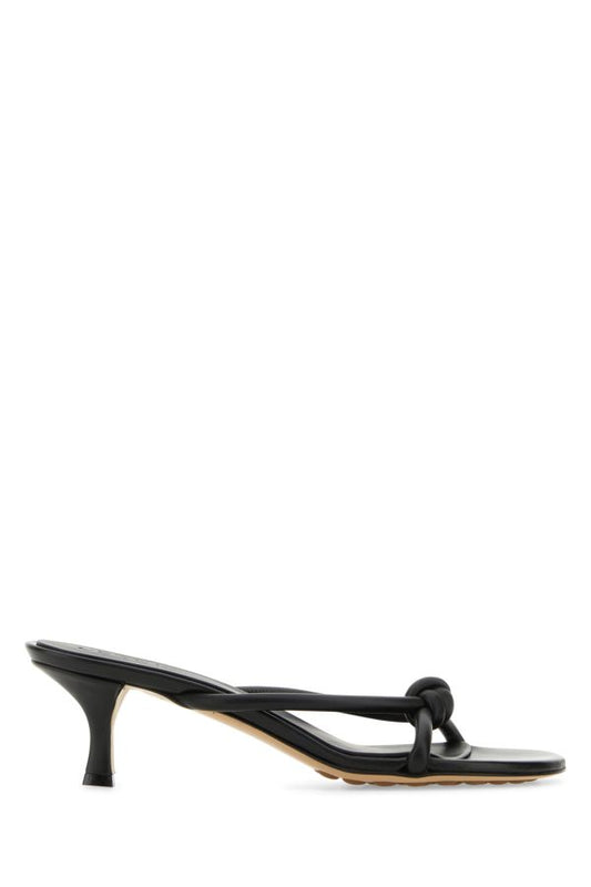 BOTTEGA VENETA | Black nappa leather Blink mules
