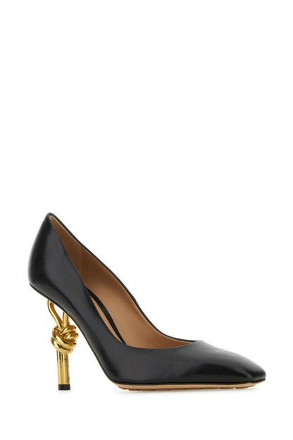 BOTTEGA VENETA | Black nappa leather Knot pumps