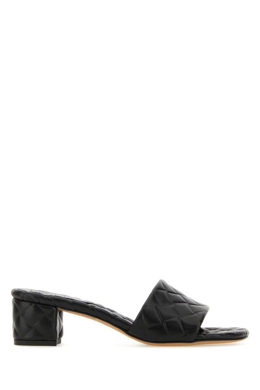 BOTTEGA VENETA | Black nappa leather Amy mules