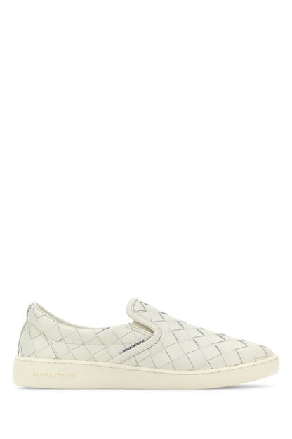 BOTTEGA VENETA | White leather Sawyer sneakers