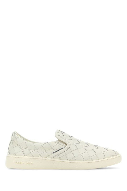 BOTTEGA VENETA | White leather Sawyer sneakers