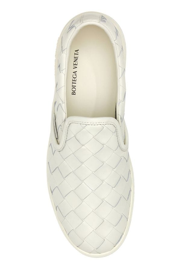 BOTTEGA VENETA | White leather Sawyer sneakers