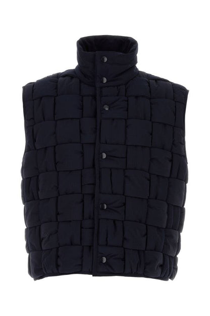 BOTTEGA VENETA | Navy blue nylon padded vest