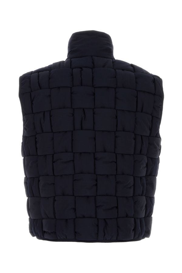 BOTTEGA VENETA | Navy blue nylon padded vest