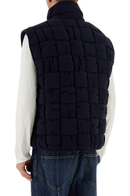 BOTTEGA VENETA | Navy blue nylon padded vest