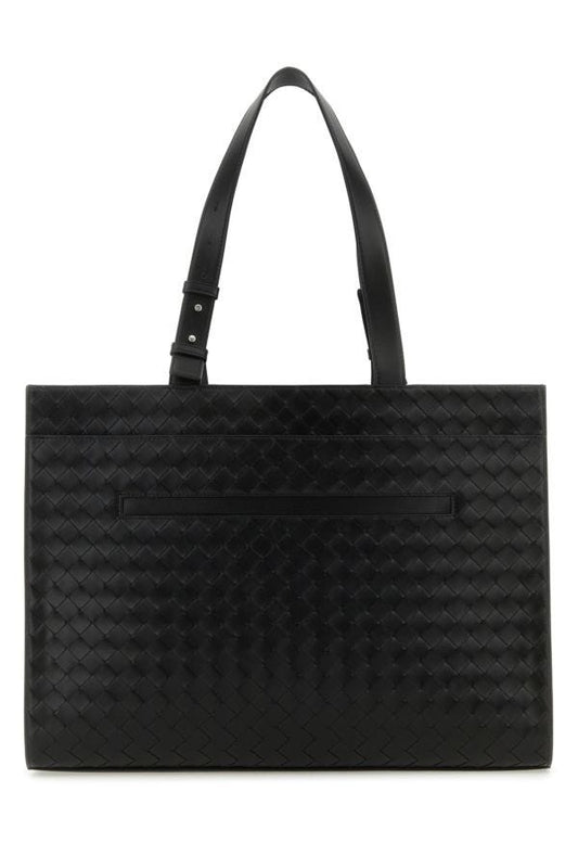 BOTTEGA VENETA | Black leather Cargo handbag