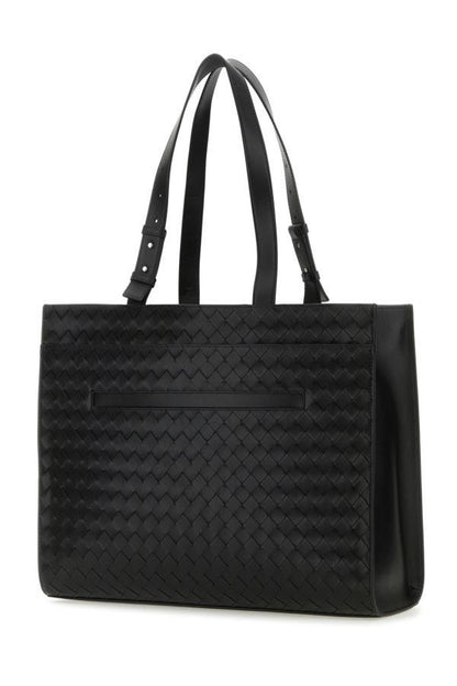 BOTTEGA VENETA | Black leather Cargo handbag