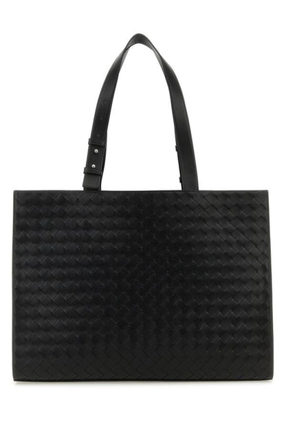 BOTTEGA VENETA | Black leather Cargo handbag