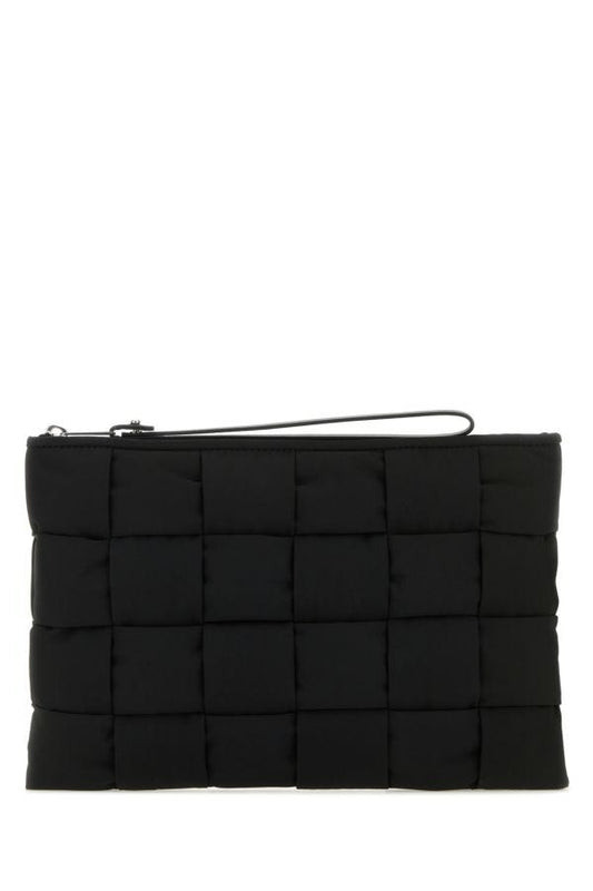 BOTTEGA VENETA | Black nylon Cassette clutch