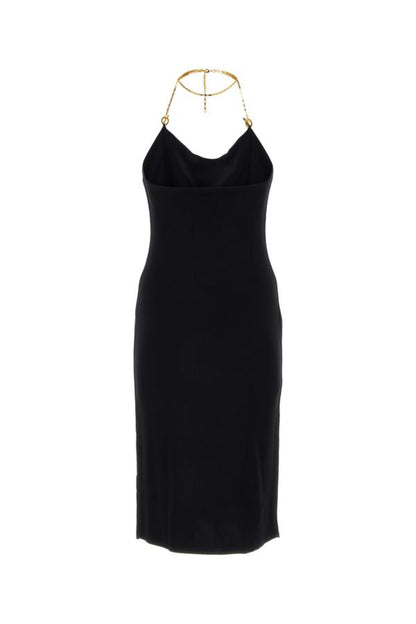 BOTTEGA VENETA | Black viscose blend dress