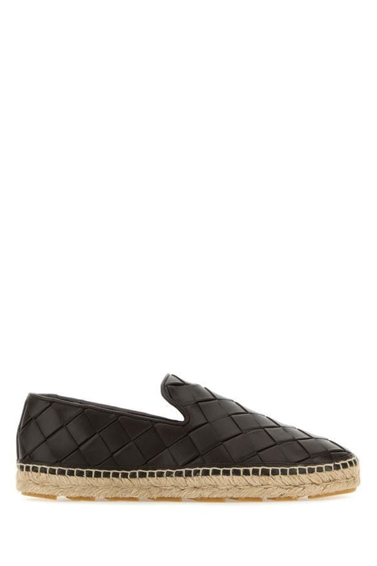 BOTTEGA VENETA | Chocolate leather Jack espadrillas