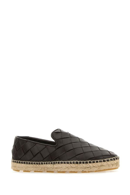 BOTTEGA VENETA | Chocolate leather Jack espadrillas