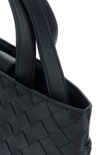 BOTTEGA VENETA | Midnight blue leather Intrecciato laptop case