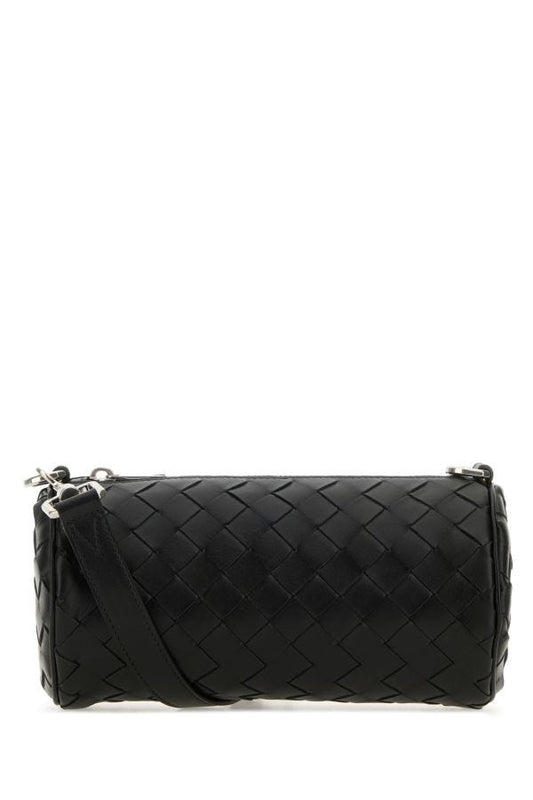 BOTTEGA VENETA | Black leather Barrel crossbody bag