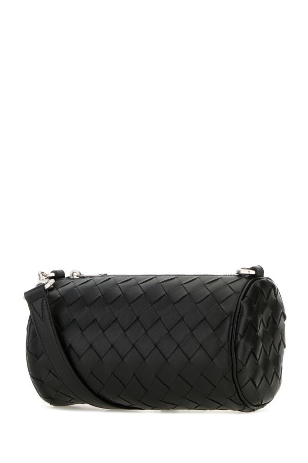 BOTTEGA VENETA | Black leather Barrel crossbody bag