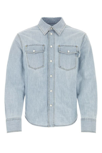 BOTTEGA VENETA | Light-blue denim shirt